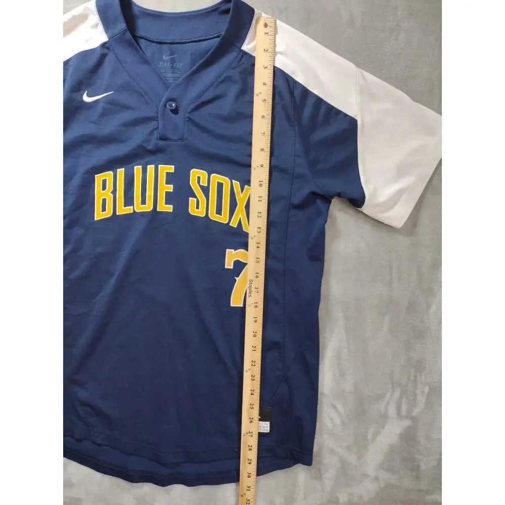 Sydney Blue Sox Nike Jersey #7 Size Large Blue Australian Baseball League ABL